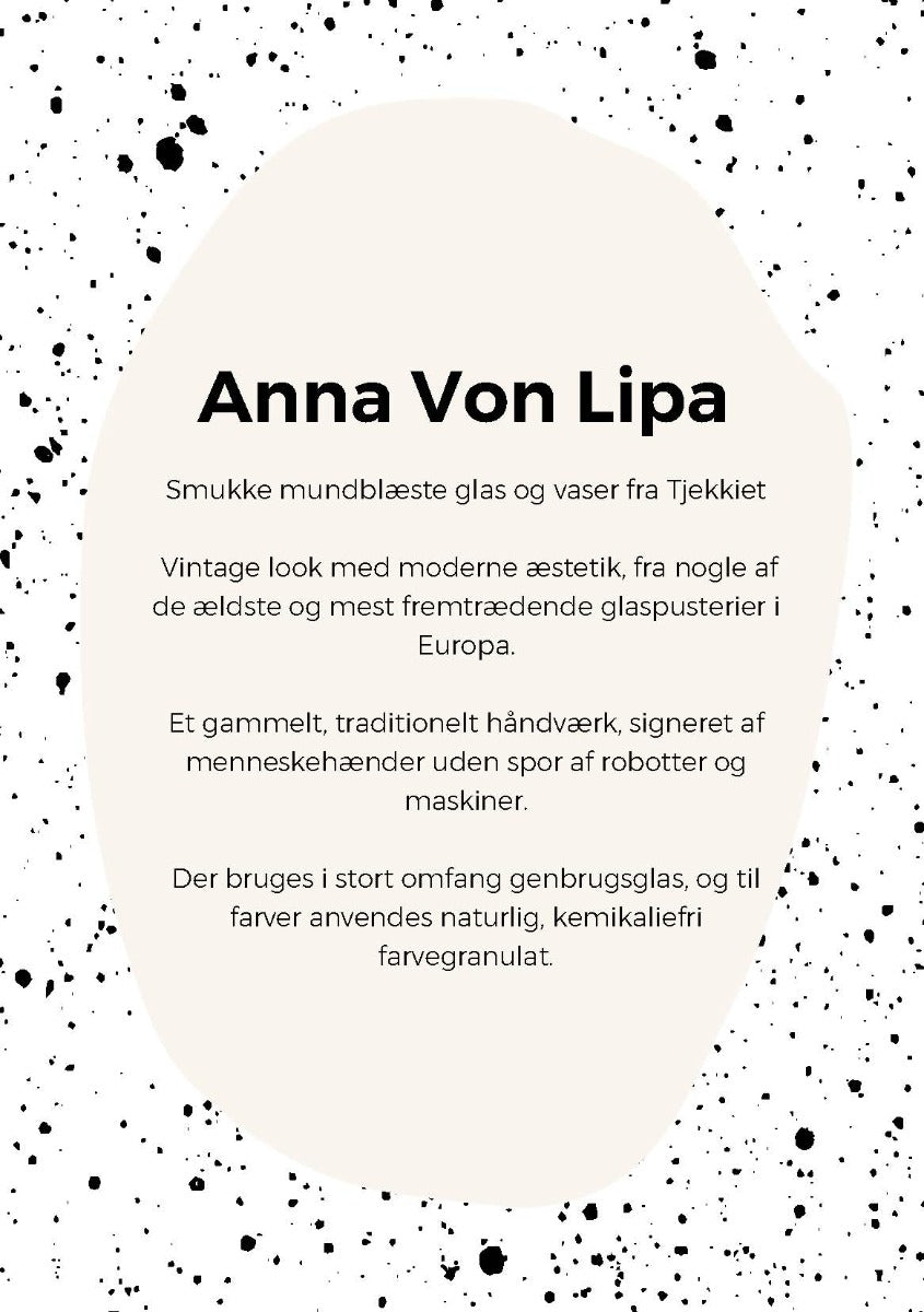 Anna Von Lipa Wave tumbler glas - lysegrøn - Bahne
